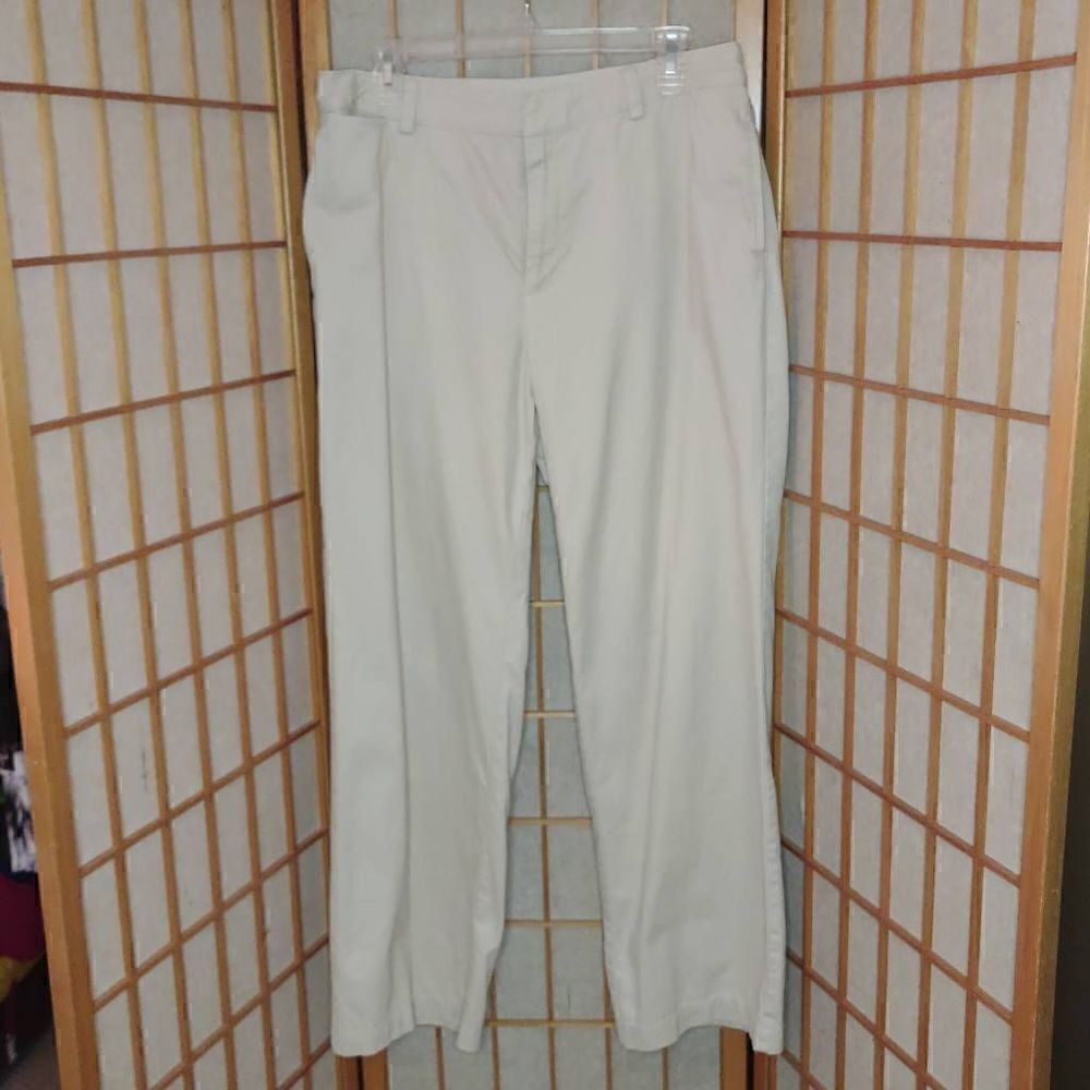 Lauren Ralph Lauren Women's Chino Straight Leg Pants Cream Size 10
